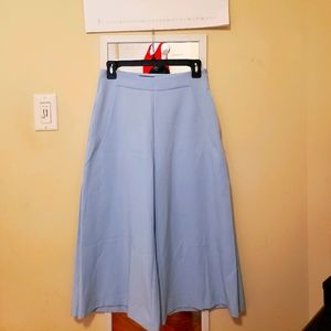 Zara wide leg midi pants